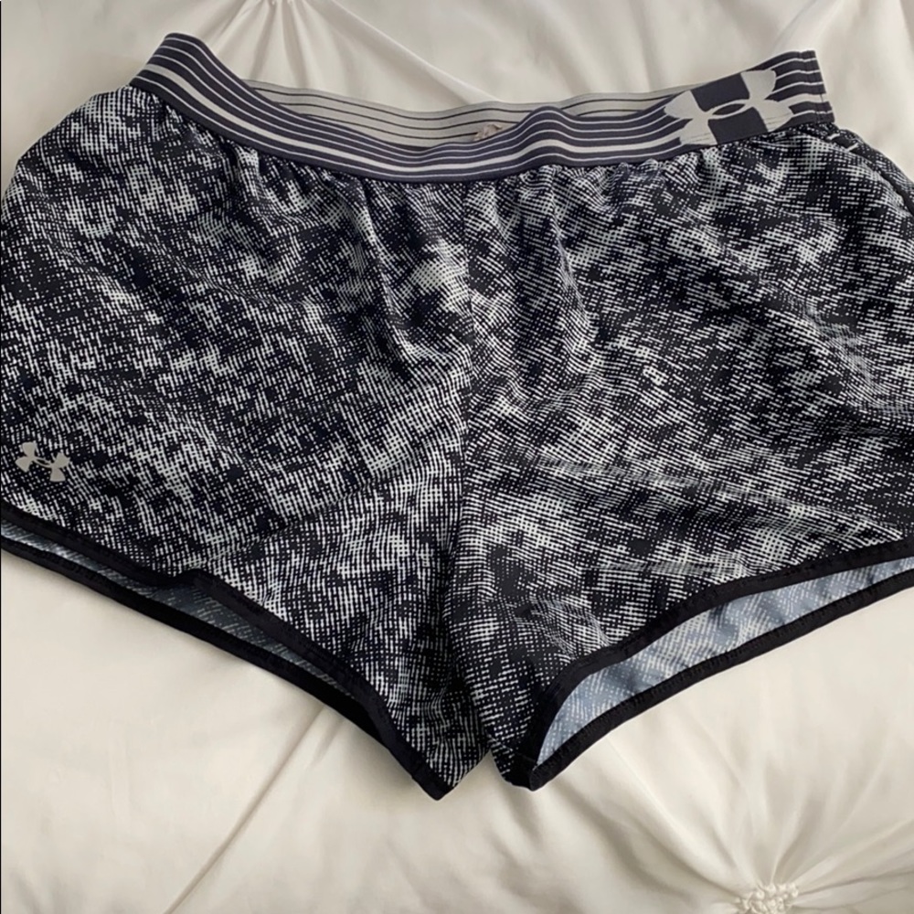 Black & White Under Armour Shorts